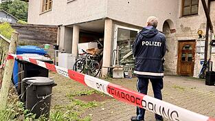 In einem Mehrfamilienhaus in Zwiesel soll ein heute 38 Jahre alter Mann im Sommer 2025 drei Menschen ermordet haben (Archivbild) In einem Mehrfamilienhaus in Zwiesel soll ein heute 38 Jahre alter Mann im Sommer 2025 drei Menschen ermordet haben (Archivbild)