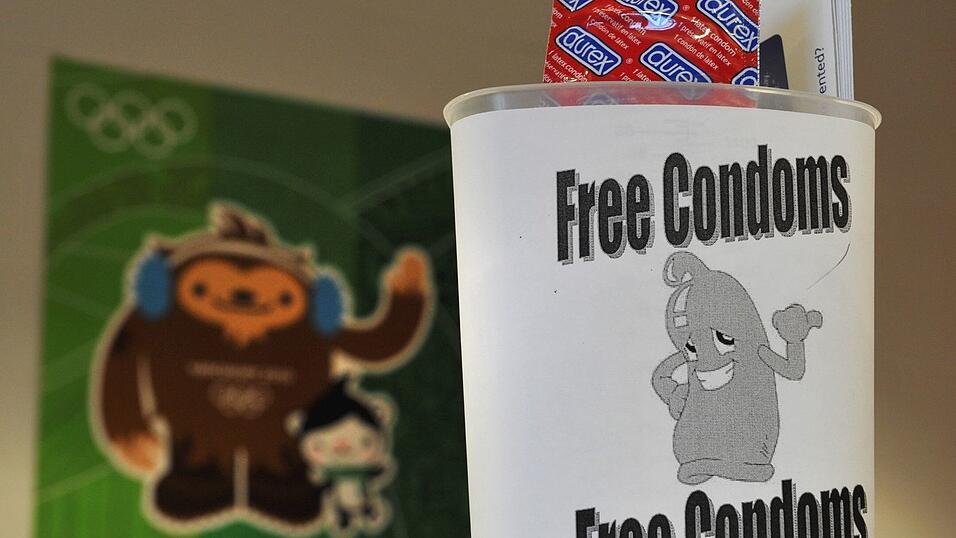 Dauerbrenner bei Olympia: Schon 2010 in Vancouver waren die Kondome im olympischen Dorf Gesprächsthema. (Archivbild) Dauerbrenner bei Olympia: Schon 2010 in Vancouver waren die Kondome im olympischen Dorf Gesprächsthema. (Archivbild)
