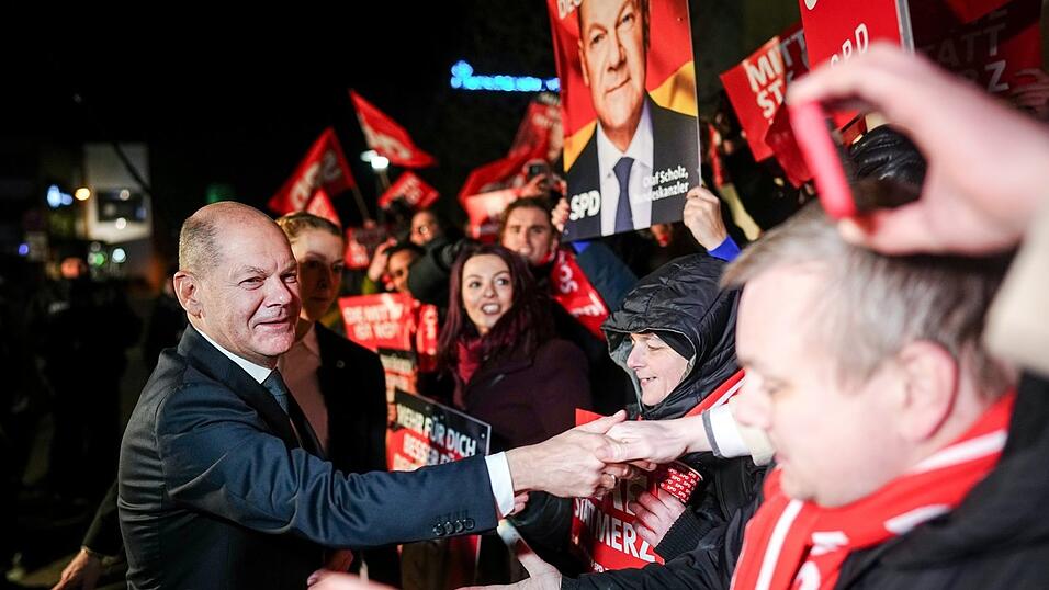 Der innere Widerstand gegen die SPD macht sich bei vielen Menschen vor allem an der Figur von Kanzler Olaf Scholz fest.