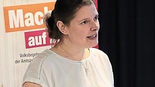 Die &Ouml;DP um Landesvorsitzende Agnes Becker will per Volksbegehren die Amtszeit von Ministerpr&auml;sidenten begrenzen.