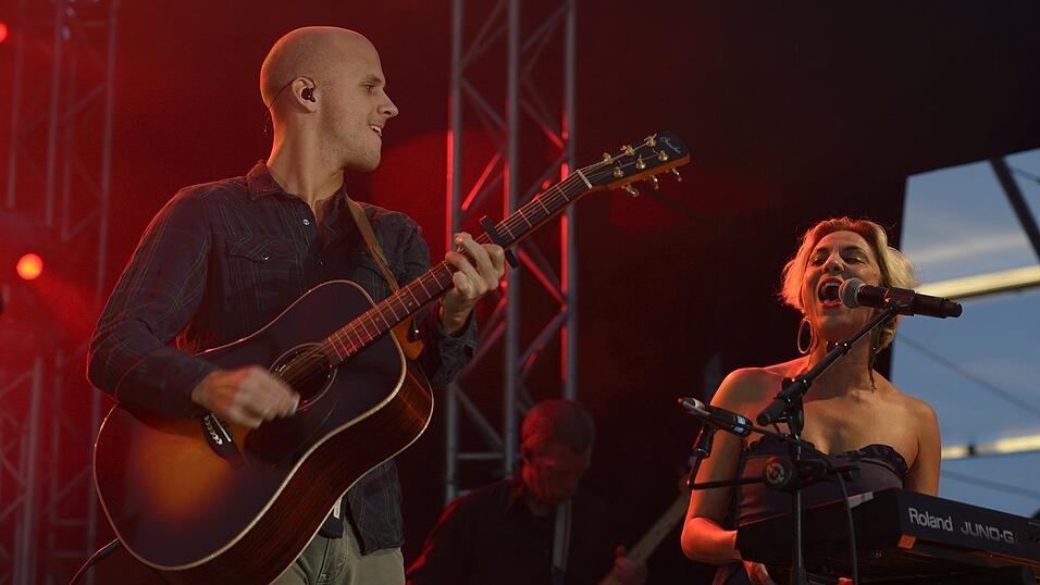 Impressionen vom Auftritt von Milow. Foto: Ulli Scharrer / Mathias Adam