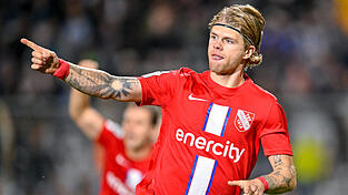 F&uuml;r den TSV Havelse erzielte John Posselt in der Drittliga-Hinrunde sechs Tore.