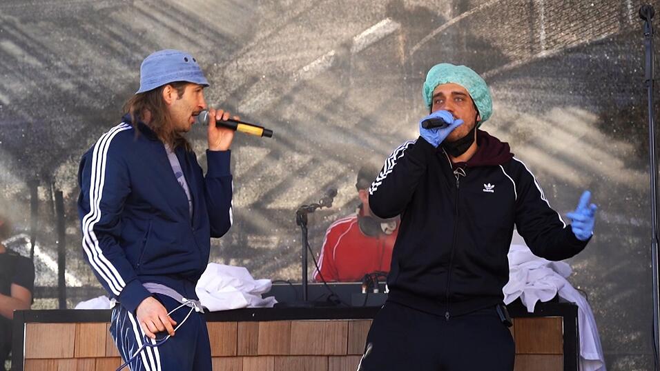 Die 'Dichtis' rappen.