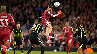 Florian Wirtz (M) gewann mit dem FC Liverpool. Florian Wirtz (M) gewann mit dem FC Liverpool.