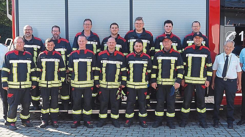 Die aktiven Kr&auml;fte der FFW Reisbach legten das Leistungsabzeichen ab.