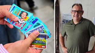 Der leidenschaftliche Panini-Sticker-Sammler Martin Erdl veranstaltet am Sonntag eine Tauschbörse. Der leidenschaftliche Panini-Sticker-Sammler Martin Erdl veranstaltet am Sonntag eine Tauschbörse.