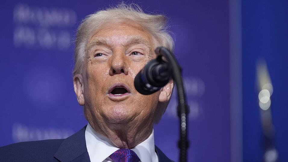 &laquo;Sie d&uuml;rfen keine Atomwaffe haben&raquo;, sagt US-Pr&auml;sident Trump &uuml;ber den Iran.