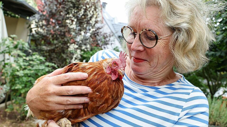 Ursula Höfling hält seit Jahren Hennen. Ursula Höfling hält seit Jahren Hennen.