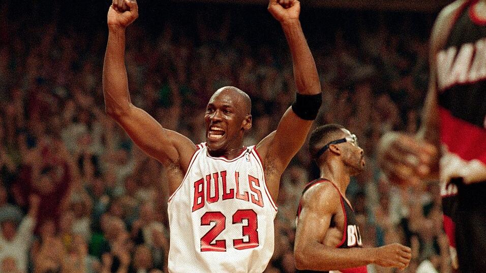 Verzückte die Basketball-Welt: Michael Jordan. Verzückte die Basketball-Welt: Michael Jordan.