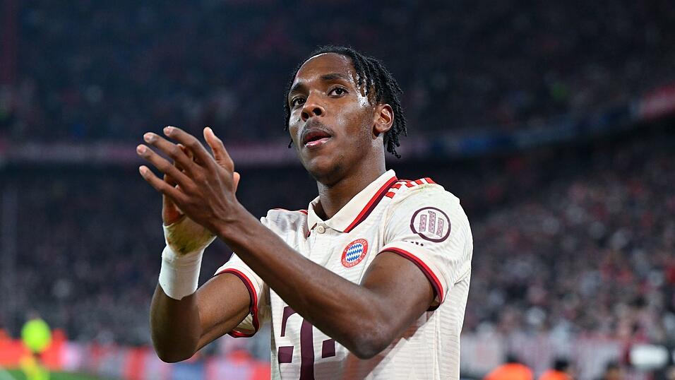 Mathys Tel im Bayern-Trikot. Gegen Kiel stand er nicht im Kader.