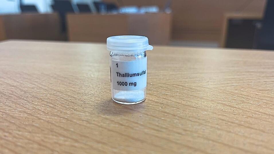 Eine Probe mit einer t&ouml;dlichen Menge Thalliumsulfat.