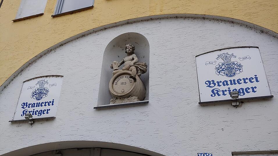 Die Brauerei Krieger in Landau. Die Brauerei Krieger in Landau.