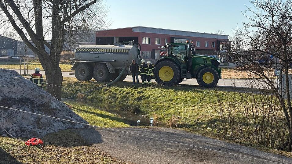 Impressionen vom Einsatz am Samstag in Buch am Erlbach.
