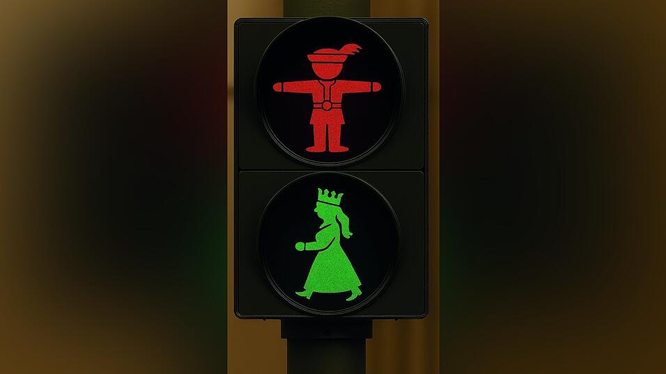 Landshuter Hochzeit oder Eishockeystadt Landshut: Nur zwei Ideen f&uuml;r regionale Ampelfiguren in Landshut.