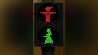 Landshuter Hochzeit oder Eishockeystadt Landshut: Nur zwei Ideen für regionale Ampelfiguren in Landshut.