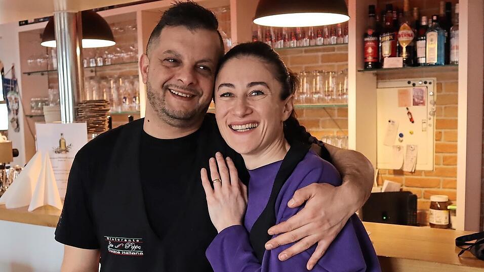 Wollen nach 15 Jahren als Wirtsleute im 'Zio Peppe' Pause machen. Giuseppe Mammolito und Khatia Karchava. Wollen nach 15 Jahren als Wirtsleute im 'Zio Peppe' Pause machen. Giuseppe Mammolito und Khatia Karchava.