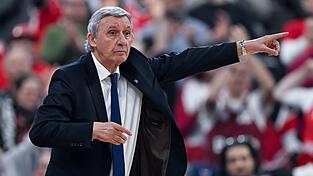 Svetislav Pesic übernahm während der laufenden Saison noch einmal den FC Bayern. (Archivbild) Svetislav Pesic übernahm während der laufenden Saison noch einmal den FC Bayern. (Archivbild)