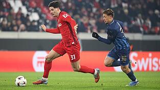 Igor Matanovic (l.) geh&ouml;rte zu den auff&auml;lligsten Freiburgern - und traf.