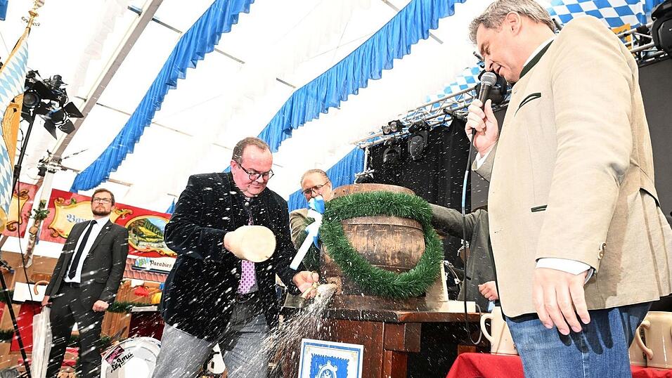 Baumg&auml;rtner will k&uuml;nftig als OB das erste Wiesn-Fass anzapfen. (Archivfoto)