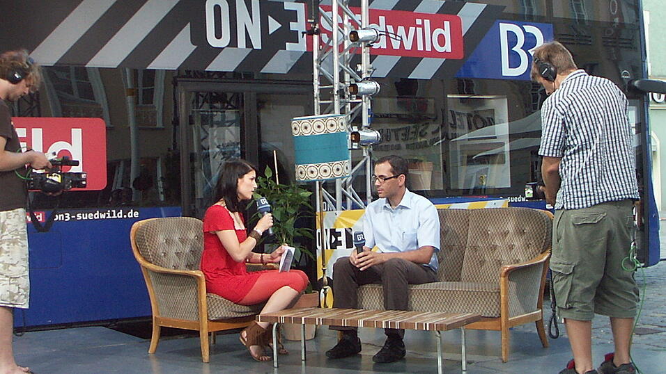 Blick hinter die Kulissen bei on3-südwild. (Foto: Meike Weinzierl) Blick hinter die Kulissen bei on3-südwild. (Foto: Meike Weinzierl)