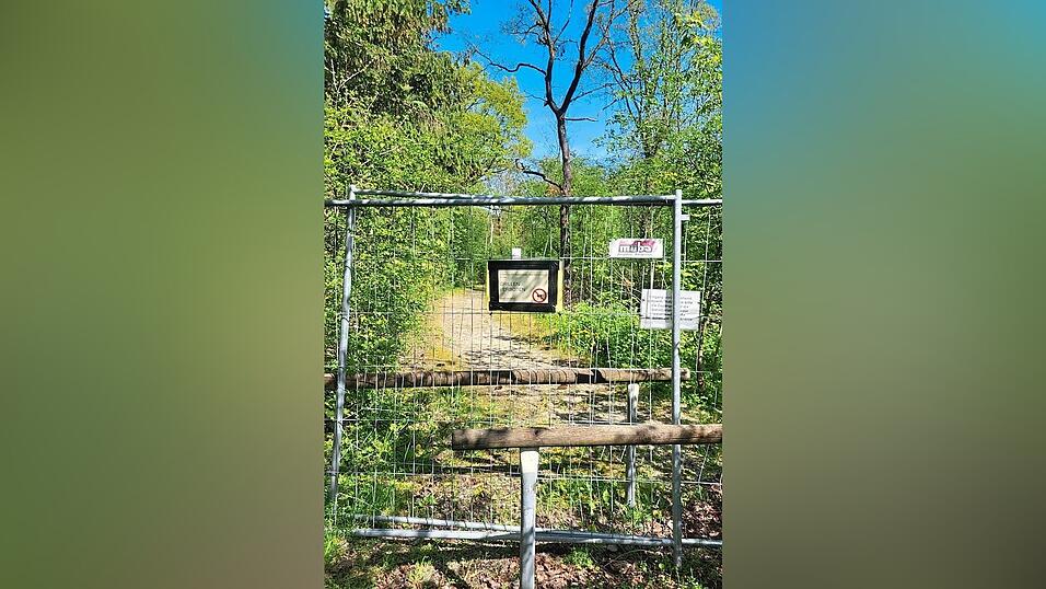 Der hintere Eingang zur Gretlm&uuml;hle ist und bleibt gesperrt.