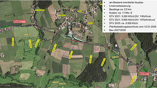 Eines der größten anstehenden Projekte: die Ortsumgehung Traidersdorf. Derzeit laufen die Bauvorbereitungen. Eines der größten anstehenden Projekte: die Ortsumgehung Traidersdorf. Derzeit laufen die Bauvorbereitungen.