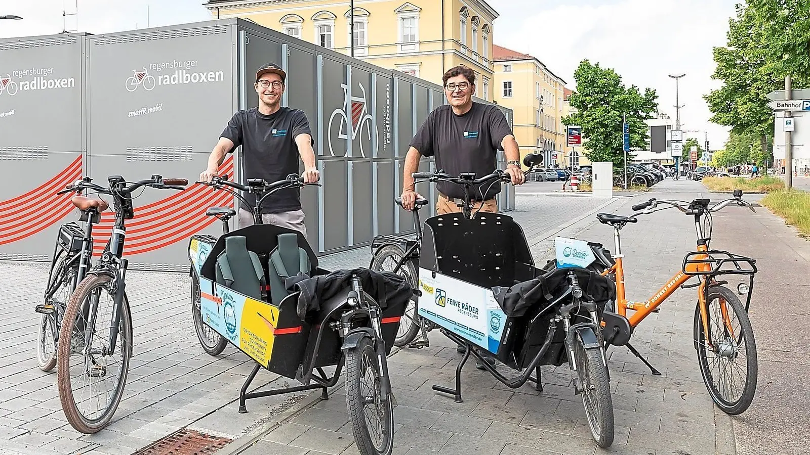 Donau Donkey"-Fahrradverleih luft in Regensburg seit drei Jahren