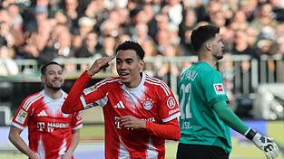 Musiala traf früh zum 1:0-Führungstor. Musiala traf früh zum 1:0-Führungstor.