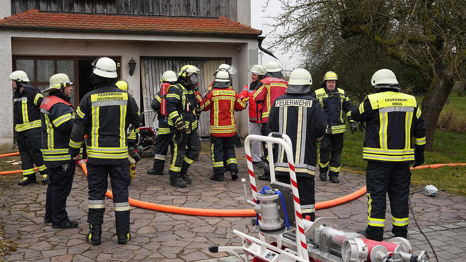 Die Feuerwehr war&nbsp;mit einem Gro&szlig;aufgebot vor Ort.&nbsp;