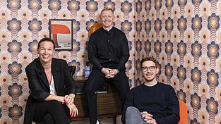 Die Gr&uuml;nder des Unternehmens: Astrid Reintjes, Erik Reintkjes und Niklas L&uuml;tteken (von links).