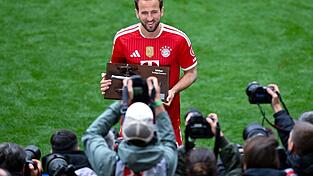 Auch der beste Torj&auml;ger Europas: Bayerns Harry Kane. (Archivbild)