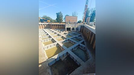 Das Sch&ouml;pfwerk wird in wenigen Wochen fertig sein.