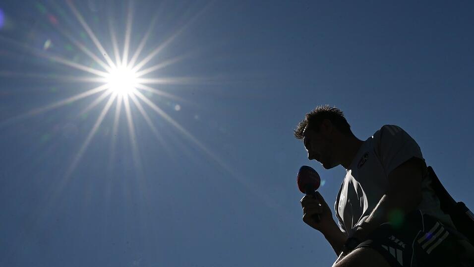 Die Achslacher Bauhofmitarbeiter m&uuml;ssen am Mittwoch nicht in der Hitze arbeiten.