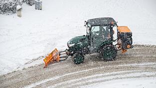 In W&uuml;rzburg war der Winterdienst am Donnerstag sehr gefordert.