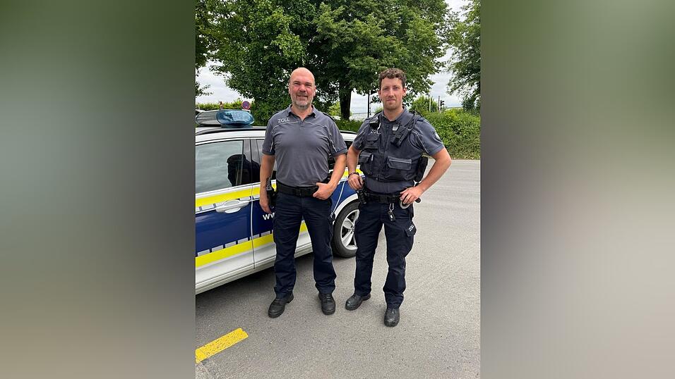 Gemeinsam auf der Autobahn unterwegs: Bauer und Seidl (r.).