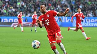 Michael Olise holte einen Strafstoß für die Bayern raus. Michael Olise holte einen Strafstoß für die Bayern raus.