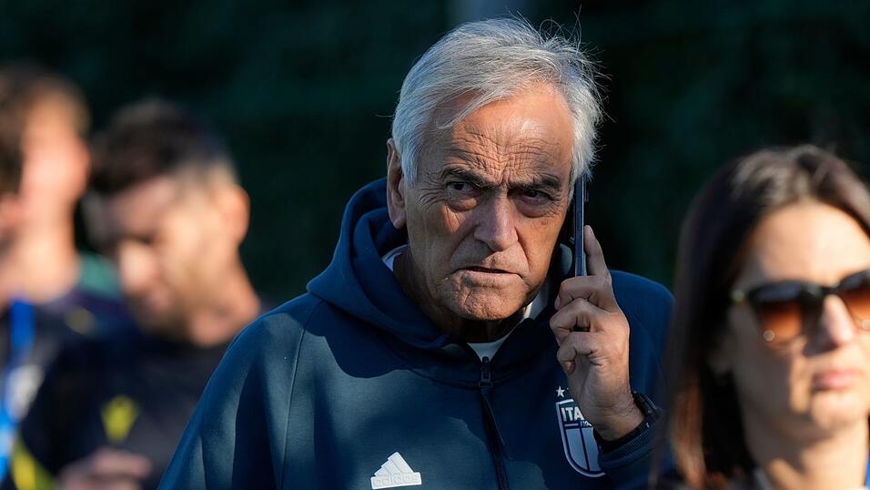 Der Pr&auml;sident von Italiens Fu&szlig;ballverband, Gabriele Gravina, gibt nach dem Aus in der WM-Qualifikation seinen Posten auf. (Archivbild)
