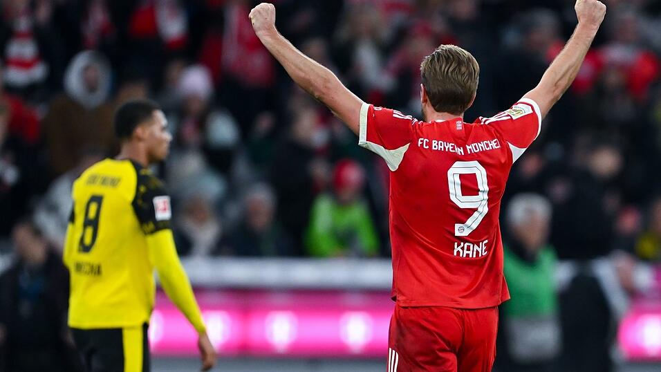 Immer wieder Jubel für Harry Kane und den FC Bayern. Immer wieder Jubel für Harry Kane und den FC Bayern.