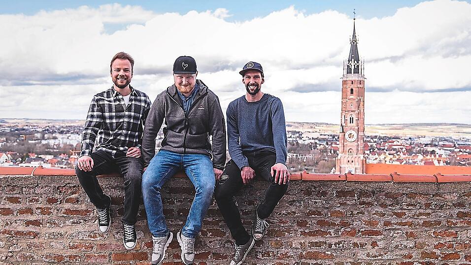 Das Trio von der 'Neuen Burgsch&auml;nke' (von links) Alexander Heil, Roman Weigl und Dominik Kirch.