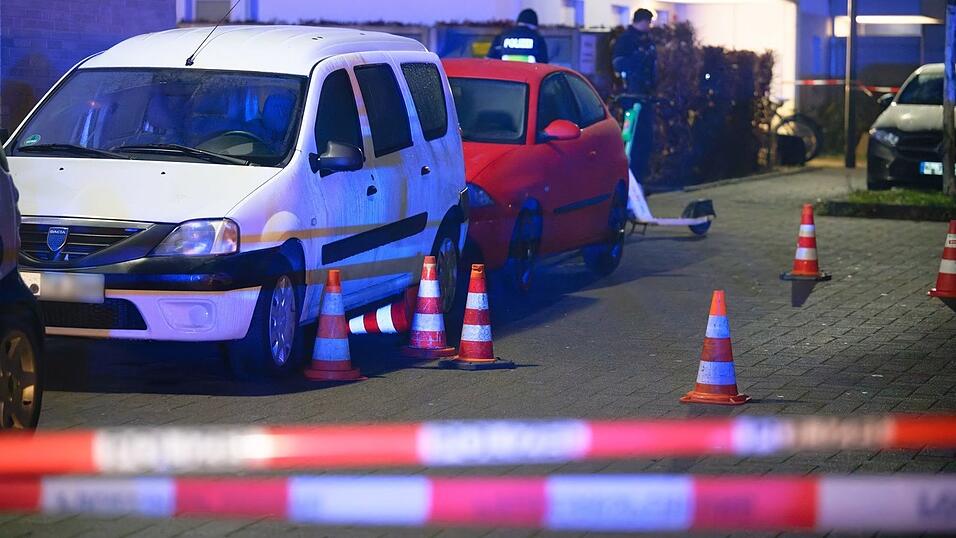 Die Polizei sperrte den Tatort ab.