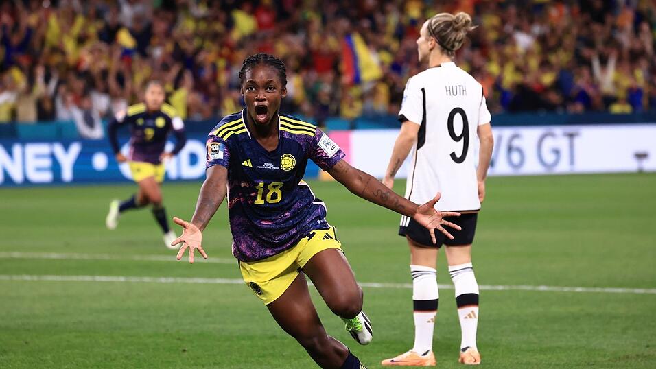 Deutschland-Schreck: Real-Star Linda Caicedo erzielte bei der WM 2023 f&uuml;r Kolumbien ein Traumtor gegen die DFB-Elf.