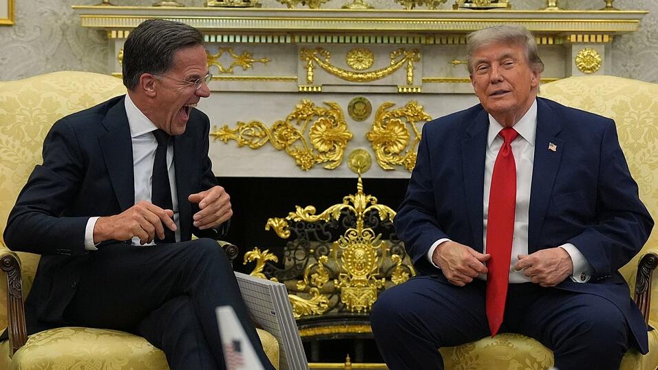 US-Pr&auml;sident Trump lobt Nato-Generalsekret&auml;r Rutte.