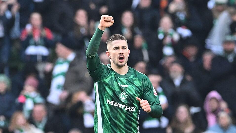 Romano Schmid brachte Werder zurück ins Spiel. Romano Schmid brachte Werder zurück ins Spiel.