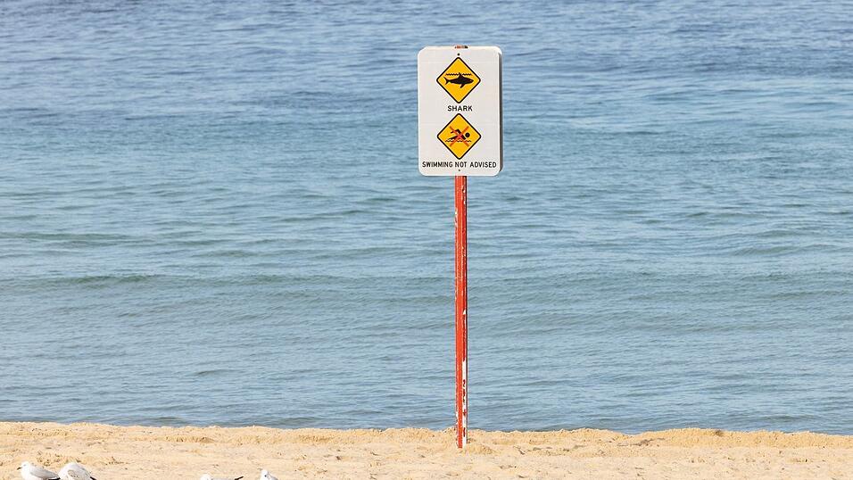 Nach dem Hai-Angriff wurde der betroffene Strand aus Sicherheitsgr&uuml;nden geschlossen.