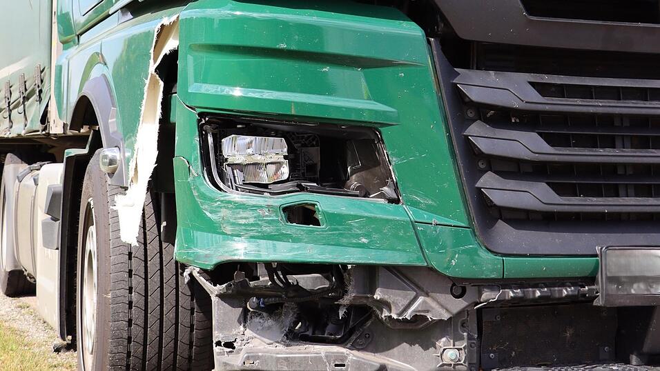 Der Lkw konnte nicht mehr ausweichen.