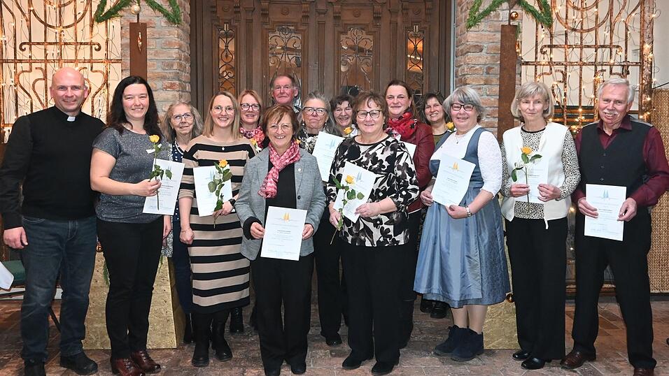 Die geehrten Sängerinnen und Sänger.