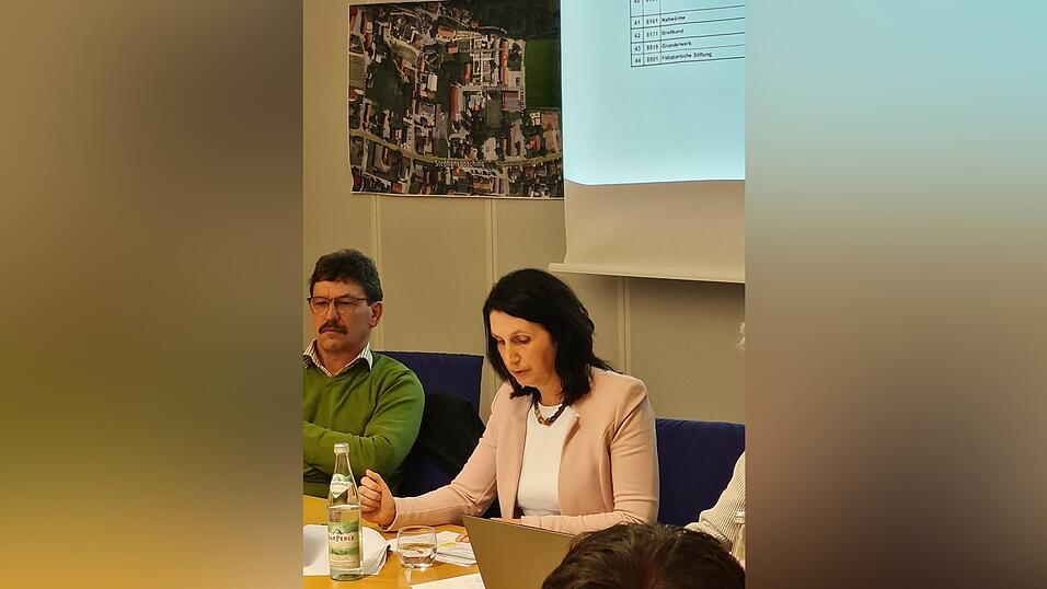 K&auml;mmerin Edeltraud Frischhut stellte den Haushalt vor.