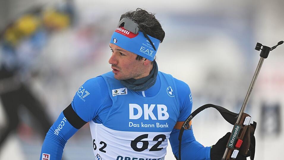 Tr&auml;gt Trauerflor f&uuml;r seinen verstorbenen Freund: Tommaso Giacomel.