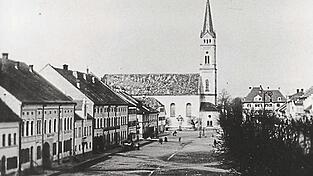 Vor &uuml;ber 100 Jahren waren auf Preysing- und Ludwigplatz weit und breit keine Autos zu sehen.