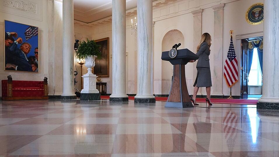 Sechs Minuten sprach die First Lady.